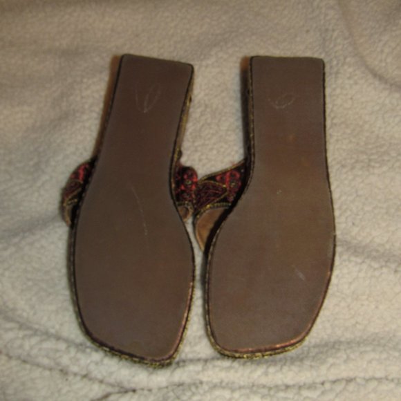 MPS Shoes, Size 6/7 Bronze Colorful Eye Catching! - Picture 5 of 7